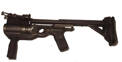 Приклад тактический для ГП-25 v2.0, подствольного гранатомета АК, амортизирующий
