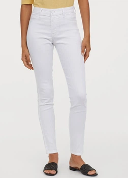 Джинсы H&M W25 Белый 0399256_бел_02