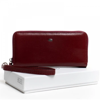 Женский кожаный кошелек Classik DR. BOND W38 wine-red