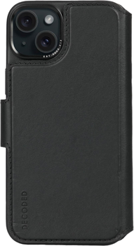 Чохол-книжка Decoded MagSafe для Apple iPhone 15 Plus Black (D24IPO15PLDW5BK)