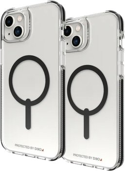 Etui plecki Gear4 Santa Cruz Snap MagSafe do Apple iPhone 14 Plus Black (702010120)