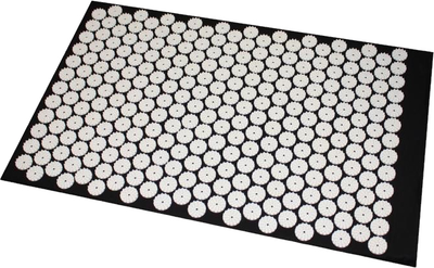 Mata do akupunktury Shanti Acupressure Carpet / Nail mat 80 x 50 cm Czarny (4260135967593)