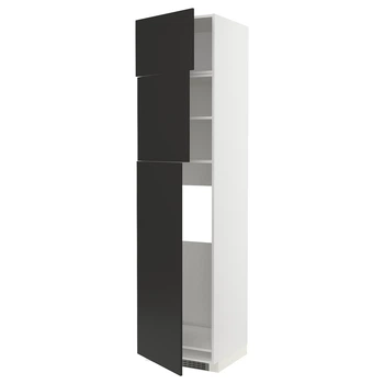 Висока шафа для холодиль IKEA METOD МЕТОД, 3 дверцят, білий 994.974.83