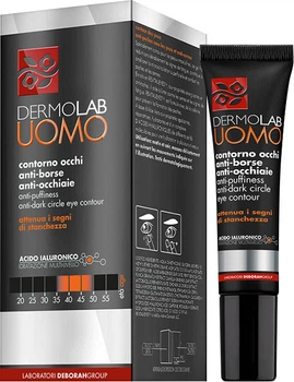 Крем для контуру очей Dermolab Uomo від набряків та темних кіл 15 мл (8009518392760)