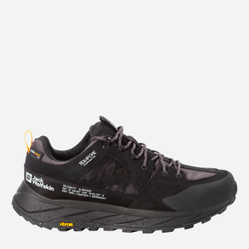 Чоловічі кросівки для трекінгу з мембраною Jack Wolfskin Terraquest Texapore Low M 4056401-6000 40,5 (7UK) Чорні (4064993722437)