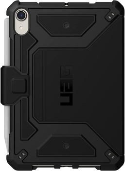 Etui z klapką Urban Armor Gear Metropolis do Apple iPad mini 6 2021 z uchwytem do Apple Pencil Black (12328X114040)