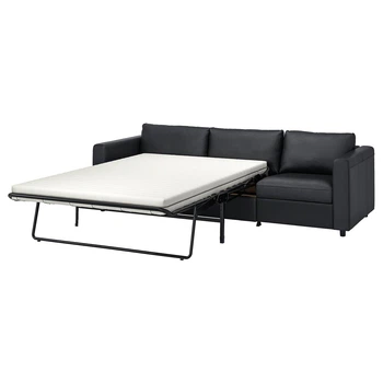 3-місний диван-кровать IKEA VIMLE ВІМЛЕ, ГРАНН, Бомстад чорний, 894.773.72