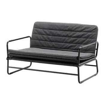 Диван-кровать IKEA HAMMARN ХАММАРН, КНІСА темно-сірий, чорний, 120 см, 903.543.27