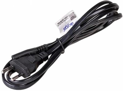 Kabel zasilający Akyga IEC-C7 - CEE 7/16 0.5 m Black (AK-RD-04A)