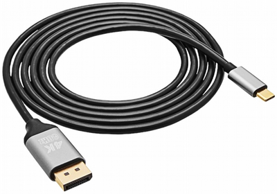 Кабель Akyga USB Type-C - DisplayPort 1.8 м Black (AK-AV-16)