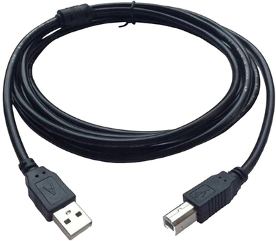 Кабель ART USB Type-A - USB Type-B 3 м Black (KABUSB2 AB 3 m AL-OEM-101)