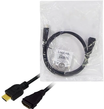 Кабель Logilink HDMI - HDMI 1 м Black (4052792002393)