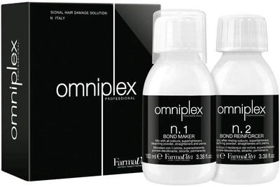 Zestaw do odnawiania włosów Farmavita Omniplex Compact Bond Maker No 1 100 ml + Reinforcer No 2 100 ml (8022033101600)