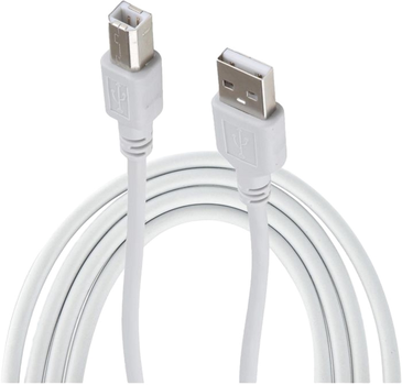 Кабель Logilink USB Type-A - USB Type-B 5 м White (4260113560327)