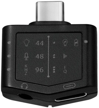 Adapter Logilink USB Type-C - USB Type-C + 2 x Mini Jack 3.5 mm Black (4052792059816)
