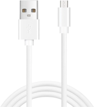 Kabel Sandberg USB Type-A - micro-USB 1 m White (5705730340338)