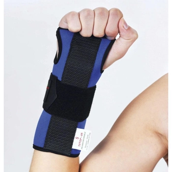 Пристосування ортопедичне для кисті руки ТУТОР-6К синій, Реабілітімед, XL