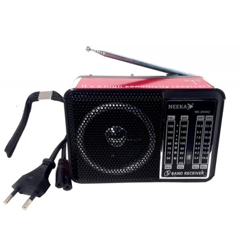 Радиоприемник колонка NEEKA NK-204AC 5 диапазонов: FM/TV/MW/SW1-2 (NK204AC)
