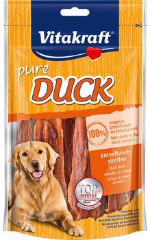 Ласощі для собак Vitakraft Duck strips 80 г (4008239585943)