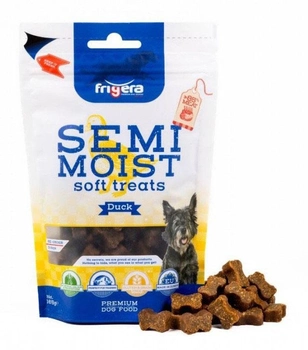 Ласощі для собак Frigera Semi-Moist Soft Treats Duck 165 г (4022858612392)