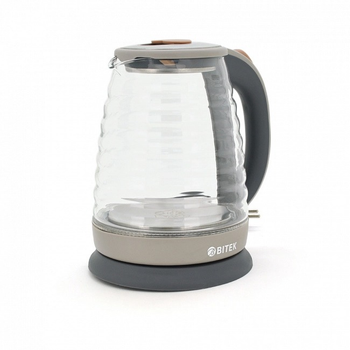 Электрический дисковый чайник BITEK BT-3110 с подсветкой 2400W 1.8 Gray (BT3110)