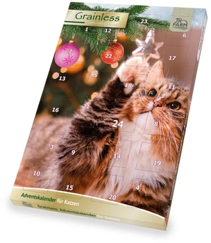 Kalendarz adwentowy dla kotów ze smakołykami Jr Farm Grainless Advent Calendar for Cats 100 g (4024344225666)