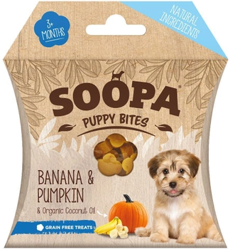 Ласощі для собак Soopa Puppy Bites Banana and Pumpkin 50 г (5060289920821)