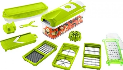 Овочерізка Nicer Dicer Plus універсальна Салатовий Найсер Дайсер Плюс (SH7711637)