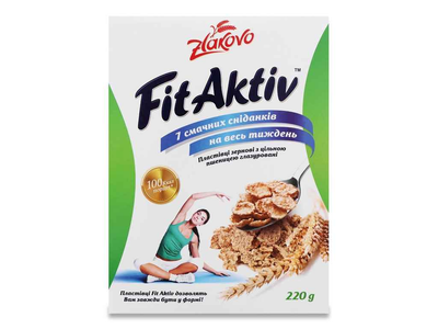 Пластівці Золоте Зерно 220г FitAktiv Zlakovo,