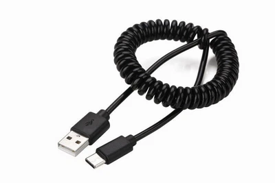 Кабель Cablexpert CC-USB2C-AMCM-6 спіральний USB 2.0 A-тато / С-тато