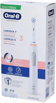 Електрична зубна щітка Oral-B Professional Clean & Protect 3 Біла (8006540760727)