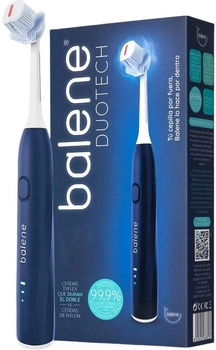 Електрична зубна щітка Balene Duotech Темно Блакитна (8425402663813)