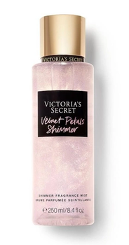 Парфюмированный спрей для тела Victoria’s Secret Velvet Petals с шиммером для свежести, аромата и сияния кожи