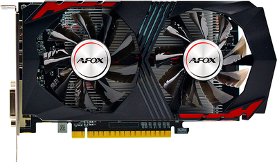 Видеокарта AFOX PCI-Ex GeForce GTX 1050 Ti 4GB GDDR5 (128bit) (1392/7000) (DVI, HDMI, DisplayPort) (AF1050TI-4096D5H5-V4)