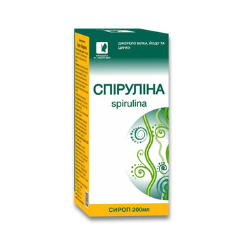 Сироп спирулина Красота и Здоровье 200 мл 10559