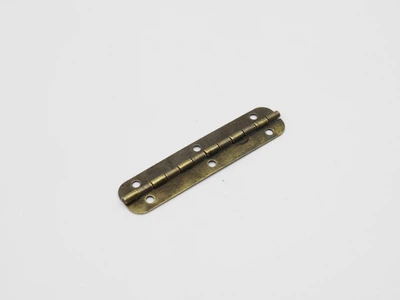 Петля рояльная для мебели 65х15 мм Латунь (В-156-3)