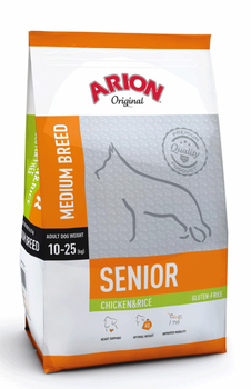 Сухий корм для собак похилого віку середніх порід Arion Senior Chicken and Rice 12 кг (5414970055390)