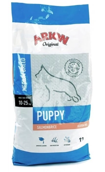 Karma sucha dla szczeniąt ras średnich Arion Puppy Salmon and Rice 12 kg (5414970055079)