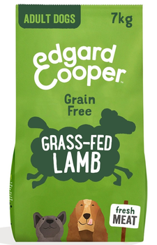 Сухий корм для дорослих собак Edgard & Cooper Fresh Grass-Fed Lamb 7 кг (5425039485102)