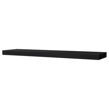 Полиця навісна IKEA LACK ЛАКК, чорно-коричневий, 190х26 см, 401.037.51