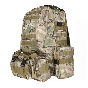Тактичний рюкзак сумка outdoor cp camouflage b08 aokali 75l +3