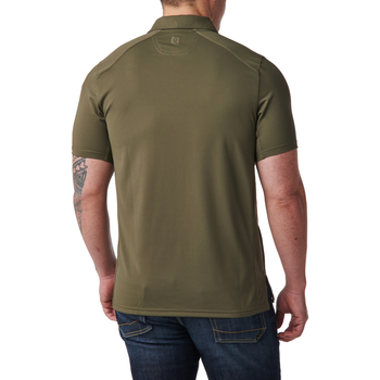 Футболка поло тактична з коротким рукавом 5.11 Tactical Рaramount Short Sleeve Polo RANGER GREEN S (41221-186)