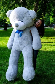 Мягкая игрушка Плюшевый медведь My Best Friend Рафаэль 200 см Серый