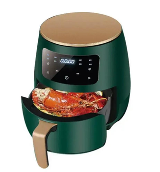 Аерогриль універсальний Air Fryer Su Tai ST-505 аерофритюрниця безмасляна для приготування без олії, 6л Зелена