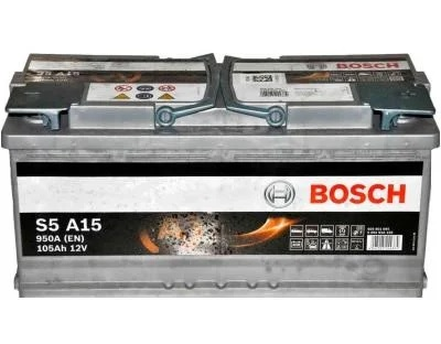 Аккумулятор автомобильный 105Ач 950А "+" справа BOSCH, 0092S5A150