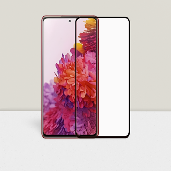 Захисне скло AndSer 3D на весь екран для Samsung Galaxy S20 FE колір Чорний (066201)