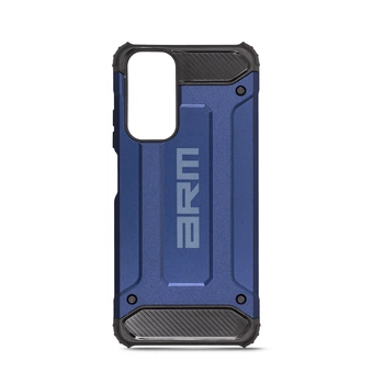 Чехол для Xiaomi Redmi Note 11 4G/Note 11S 4G, Panzer, Синий, противоударный, бронированный, милитари, панель-накладка, защита всего корпуса, защита дисплея и камеры, термополиуретан (TPU) + поликарбонат (PC), ArmorStandart (ARM70814)