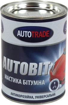 Антикоррозионная битумная мастика (Autotrade) AUTOBIT 0,8кг.