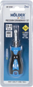 Отвертка (Molder Tools) -/+ 2в1 MT32301