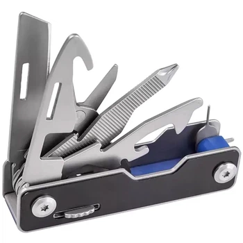 Брелок-мультиинструмент Munkees 2582 Pocket Knife Lock Чорний